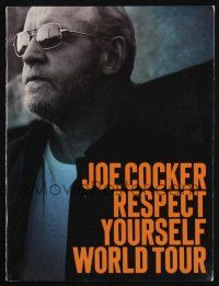 2g416 JOE COCKER music concert tour souvenir program book '02 Respect Yourself World Tour!