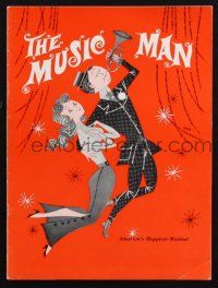 2g439 MUSIC MAN stage play souvenir program book '60 America's happiest musical!