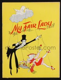 2g441 MY FAIR LADY stage play souvenir program book '50s from Bernard Shaw's Pygmalion!