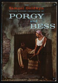 2g450 PORGY & BESS softcover souvenir program book '59 Sidney Poitier, Dorothy Dandridge,Sammy Davis