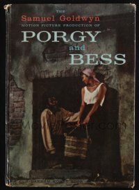 2g449 PORGY & BESS hardcover souvenir program book '59 Sidney Poitier, Dorothy Dandridge & Sammy!