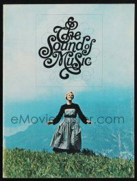 2g463 SOUND OF MUSIC souvenir program book '65 Julie Andrews, Robert Wise musical classic!
