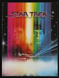 2g466 STAR TREK souvenir program book '79 cool art of William Shatner & Leonard Nimoy by Bob Peak!