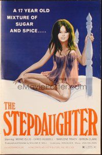 2g663 STEPDAUGHTER pressbook '73 Monie Ellisvery, 17 year old mixture of sugar and spice!