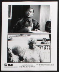 2g921 BIG MOMMA'S HOUSE presskit w/ 5 stills '00 Martin Lawrence disguises as an old woman!