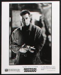 2g840 BROKEN ARROW presskit w/ 8 stills '96 John Travolta, Christian Slater, directed by John Woo