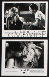 2g782 SLIVER presskit w/ 12 stills '93 William Baldwin, Tom Berenger & sexy Sharon Stone!