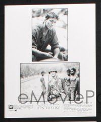 2g821 THIN RED LINE presskit w/ 10 stills '98 Sean Penn, Woody Harrelson & Caviezel in WWII!