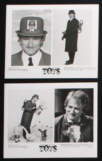 2g757 TOYS presskit w/ 14 stills '92 Robin Williams, Joan Cusack, directed by Barry Levinson!