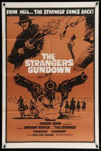 2h253 DJANGO THE BASTARD 1sh '69 Sergio Garrone spaghetti western, The Strangers Gundown!