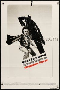 2h600 MAGNUM FORCE 1sh '73 Clint Eastwood is Dirty Harry pointing his huge gun!