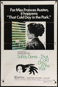 2h884 THAT COLD DAY IN THE PARK 1sh '69 Sandy Dennis, early bizarre overlooked Robert Altman!