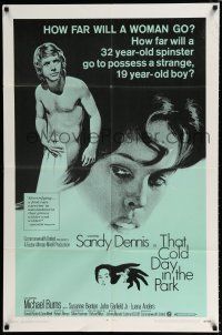 2h885 THAT COLD DAY IN THE PARK style B 1sh '69 Sandy Dennis, early overlooked Robert Altman!