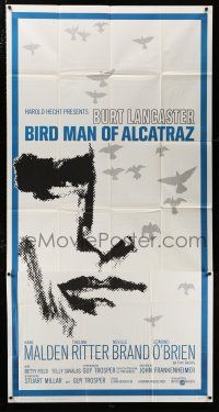 2j647 BIRDMAN OF ALCATRAZ 3sh '62 Burt Lancaster in John Frankenheimer's prison classic!