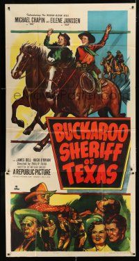 2j667 BUCKAROO SHERIFF OF TEXAS 3sh '51 Michael Chapin & Eilene Janssen, the Rough-Ridin Kids!