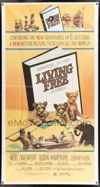 2j828 LIVING FREE 3sh '72 written by Joy Adamson, Elsa the Lioness was Born Free!