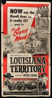 2j832 LOUISIANA TERRITORY 3sh '53 New Orleans in its Gayest Mood, see Mardi Gras as it really is!