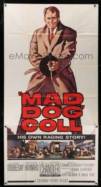 2j836 MAD DOG COLL 3sh '61 gangster maniac with machine gun John Chandler terrorizes city!