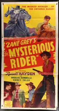2j857 MYSTERIOUS RIDER 3sh R50 Zane Grey's masked avenger of the untamed range, cool image!
