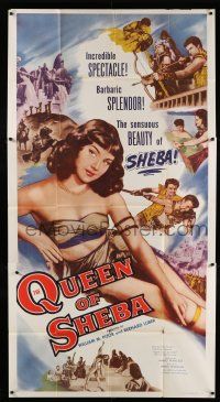 2j884 QUEEN OF SHEBA 3sh '53 the breathless beauty of Sheba unsurpassed in time on Earth!