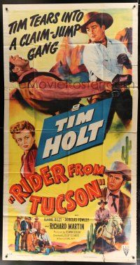 2j891 RIDER FROM TUCSON 3sh '50 Arizona cowboy Tim Holt tears into a claim-jump gang!