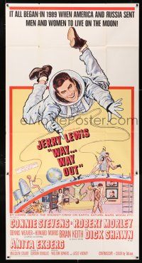 2j981 WAY WAY OUT 3sh '66 astronaut Jerry Lewis sent to live on the moon in 1989!