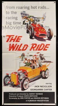 2j992 WILD RIDE 3sh '60 from roaring hot rods to the racing big time, cool artwork!