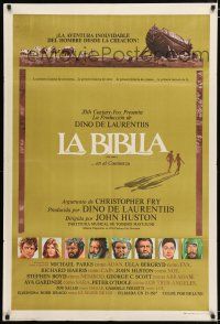 2j388 BIBLE Argentinean '67 La Bibbia, John Huston as Noah, Boyd as Nimrod, Ava Gardner as Sarah