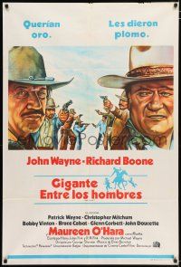 2j390 BIG JAKE Argentinean '71 Richard Boone wanted gold but John Wayne gave him lead instead!