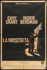 2j473 INDISCREET Argentinean '58 Cary Grant & Ingrid Bergman, directed by Stanley Donen!