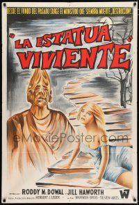 2j477 IT Argentinean '66 different art of sexy Jill Haworth & the horrible monster!