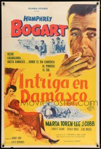 2j559 SIROCCO Argentinean '51 Humphrey Bogart beyond Casablanca in Damascus, sexy Marta Toren!