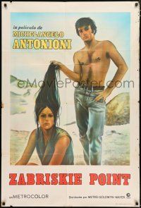 2j613 ZABRISKIE POINT Argentinean '70 Antonioni's bizarre teen sex movie, different image!