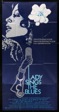 2j816 LADY SINGS THE BLUES English 3sh '72 Diana Ross in her film debut as singer Billie Holiday!
