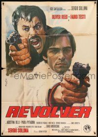 2j126 REVOLVER Italian 1p '73 completely different art of Reed & Testi by Enzo Nistri!