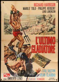 2j256 MESSALINA VS. THE SON OF HERCULES Italian 1p '64 Lenzi's L'ultimo gladiatore, Casaro art!
