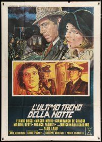 2j265 NEW HOUSE ON THE LEFT Italian 1p '75 Lado's L'Ultimo treno dell notte, Ezio Tarantelli art!
