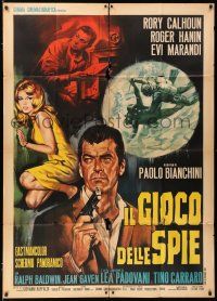 2j272 OUR MEN IN BAGHDAD Italian 1p '66 Paolo Bianchini's Il gioco delle spie, spy Rory Calhoun!