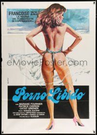 2j277 PORNO LIBIDO Italian 1p '80s full-length art of sexy mostly naked Francoise Zizi by Mafe!