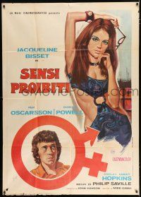 2j282 QUADRANGLE Italian 1p '71 Aller art of sexy adulteress Jacqueline Bisset in skimpy outfit!