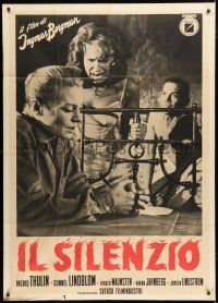 2j302 SILENCE Italian 1p '64 Ingmar Bergman's Tystnaden starring Ingrid Thulin!