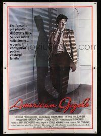 2j005 AMERICAN GIGOLO Italian 2p '80 male prostitute Richard Gere is being framed for murder!