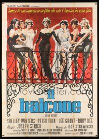 2j006 BALCONY Italian 2p '64 Deseta art, erotic world where men's strange desires are fulfilled!