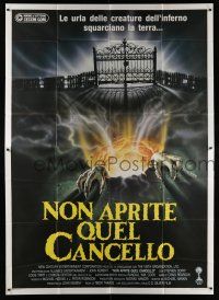 2j040 GATE Italian 2p '87 different Casaro art of monster emerging from the gateway to Hell!