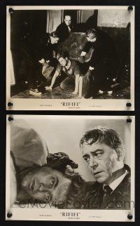 2k985 RIFIFI 2 8x10 stills '56 Jules Dassin acts and directs in his Du Rififi Chez Les Hommes!