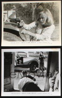 2k829 BONNIE & CLYDE 4 8x10 stills '67 cool gangsters Faye Dunaway & Warren Beatty, Gene Hackman!