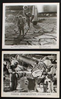 2k683 DESTINATION MOON 6 8x10 stills '50 Robert A. Heinlein, cool space sci-fi images!
