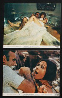 2k101 DIAMONDS ARE FOREVER 7 8x10 mini LCs '71 cool images of Sean Connery in action as James Bond!