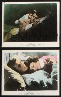 2k069 FAREWELL TO ARMS 8 color 8x10 stills '58 romantic images of Rock Hudson & Jennifer Jones!