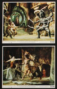 2k075 GOLDEN VOYAGE OF SINBAD 8 8x10 mini LCs '73 great special effects scenes by Ray Harryhausen!